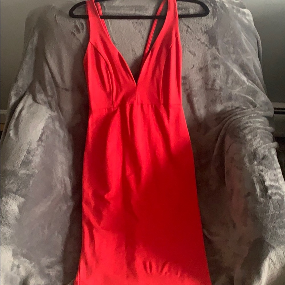 Red Lulus Midi dress